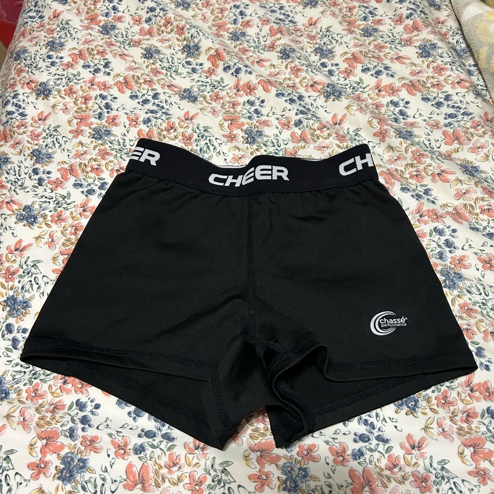 Chassé Performance Girl’s Black Cheer Shorts